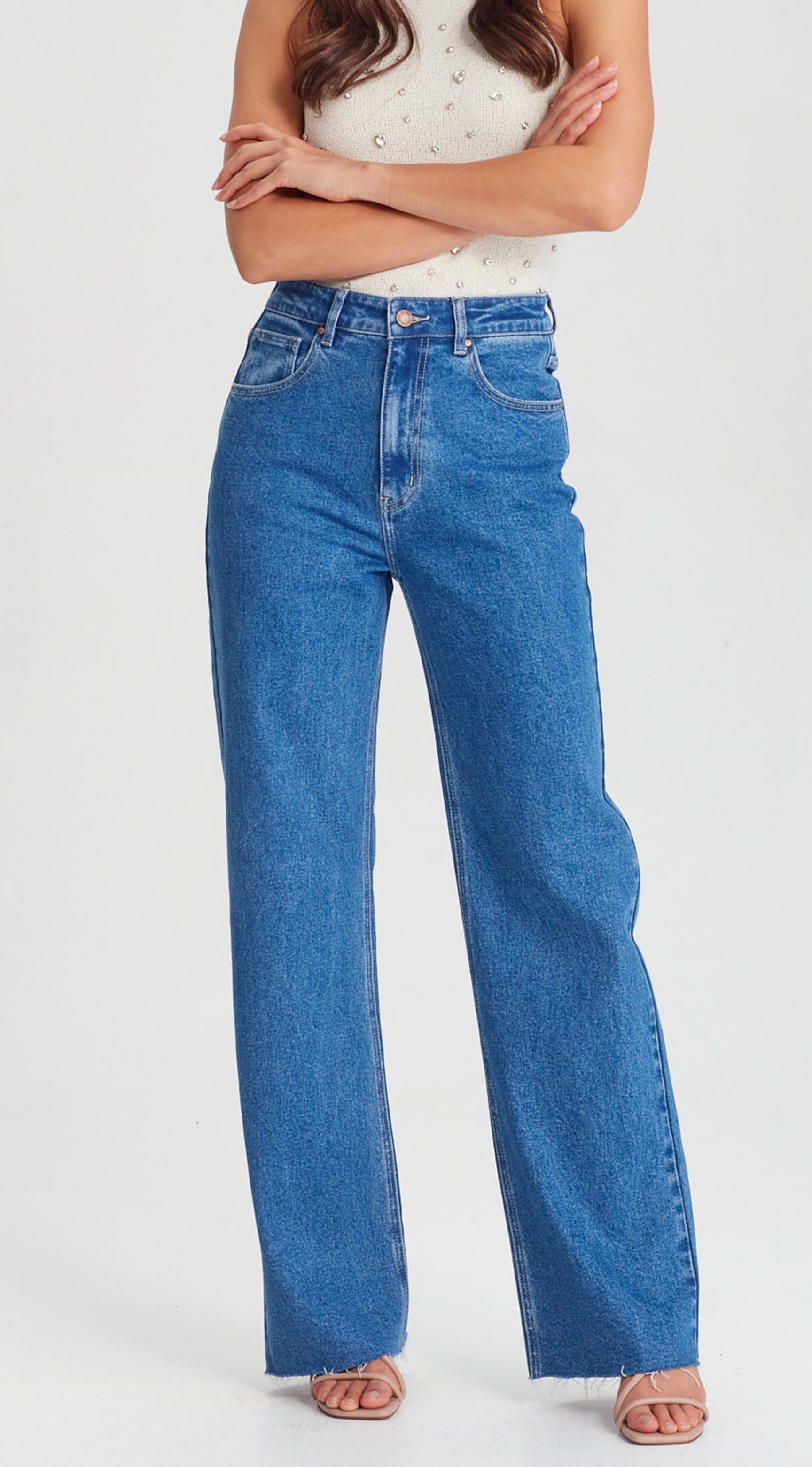 SUZIE | Wide Leg Jean Sorrento Blue – junkfoodjeans