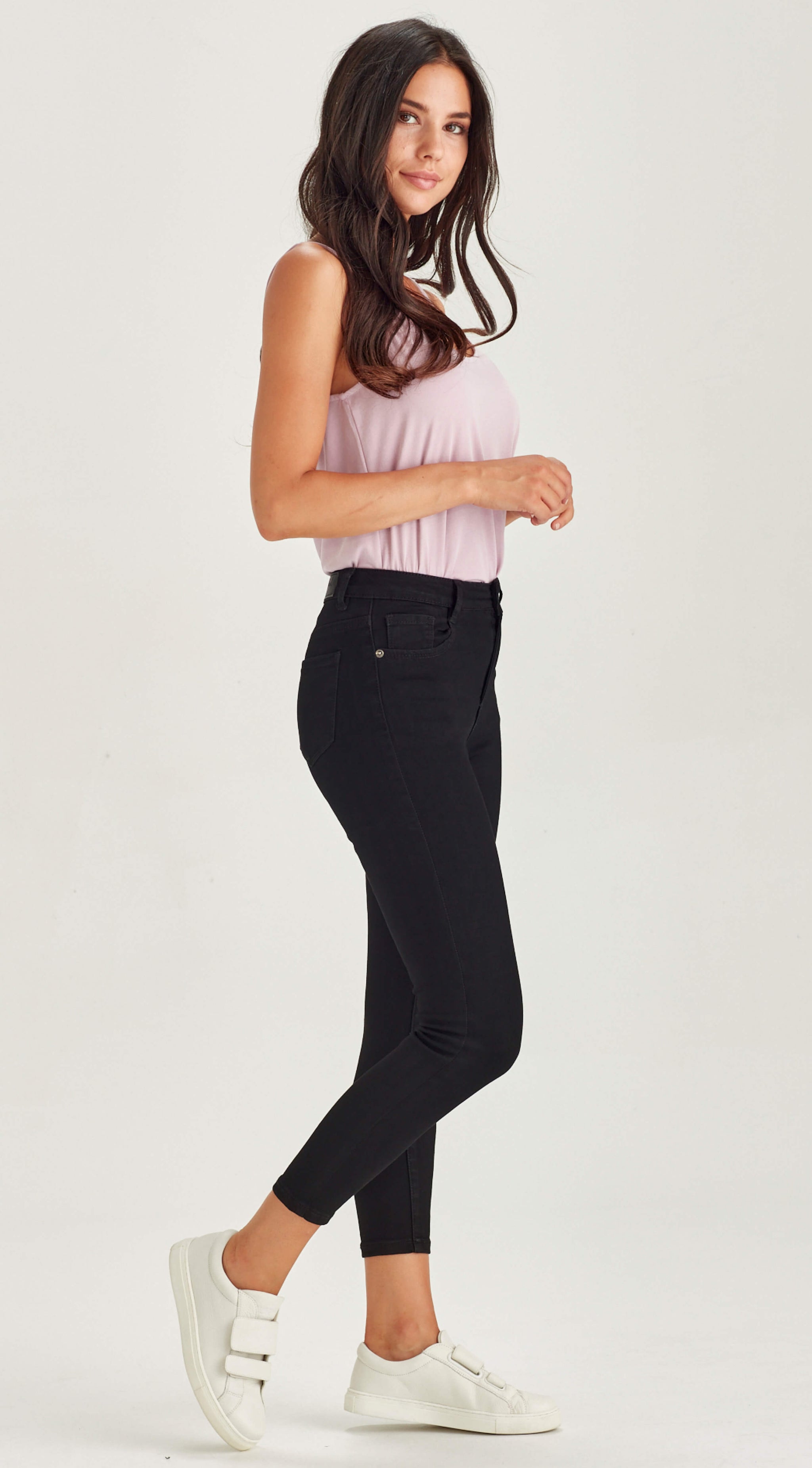 SLIP Short Stuff Jean Black – junkfoodjeans - Main Image